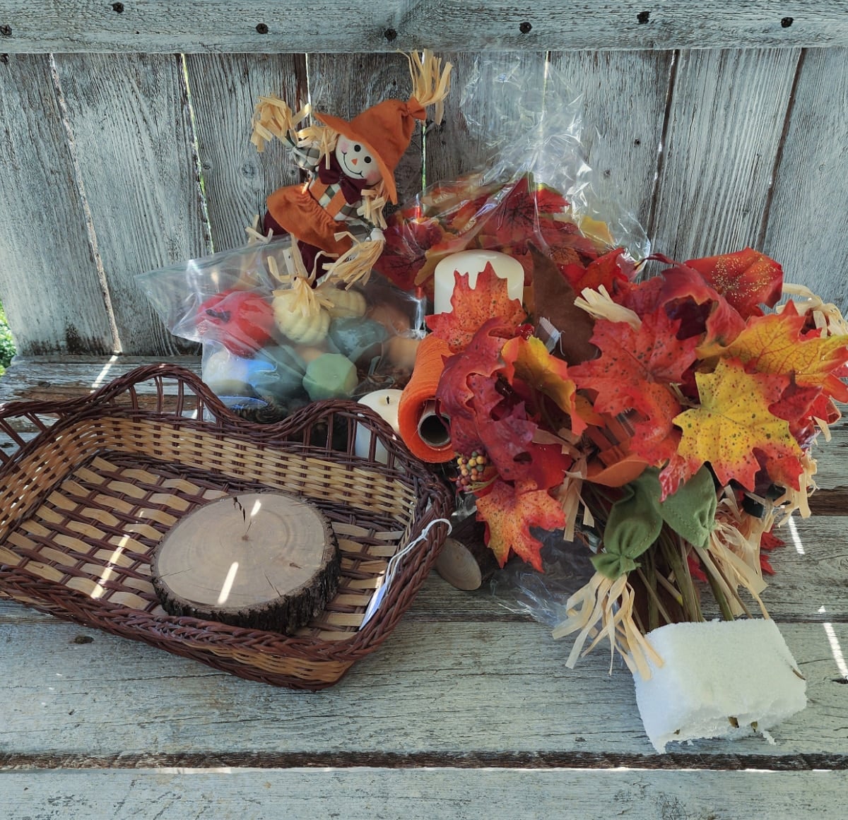fall thrift store decor