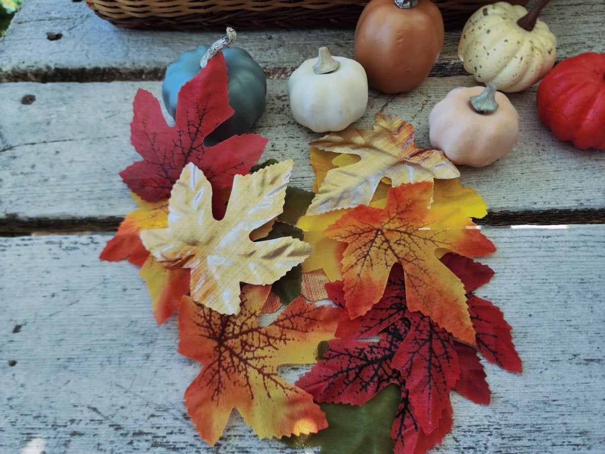 loose leaf fall faux foilage